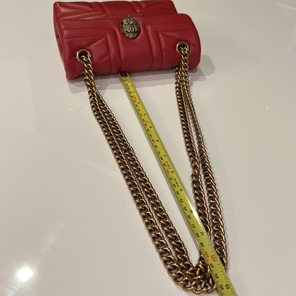 New Kurt Geiger London Kensington Bag Soft quilted leather golden chain - Picture 4 of 9